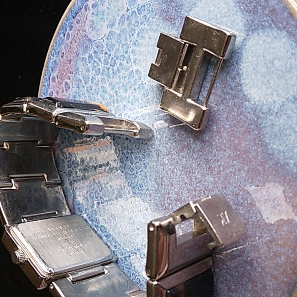 Anne Klein Tortoise and Silver Rectangular Watch - image 8